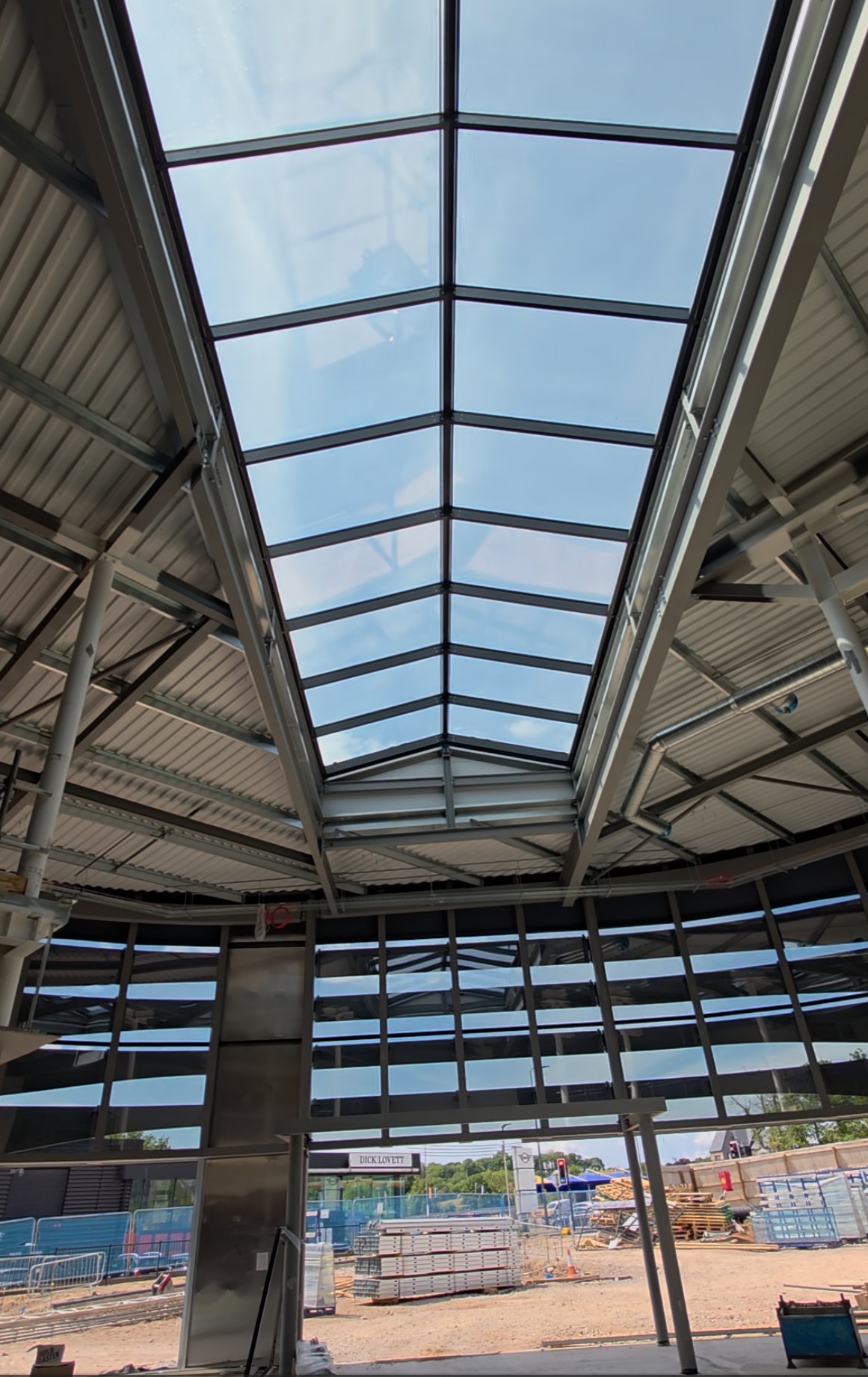 Porsche Bristol Skylight Installation