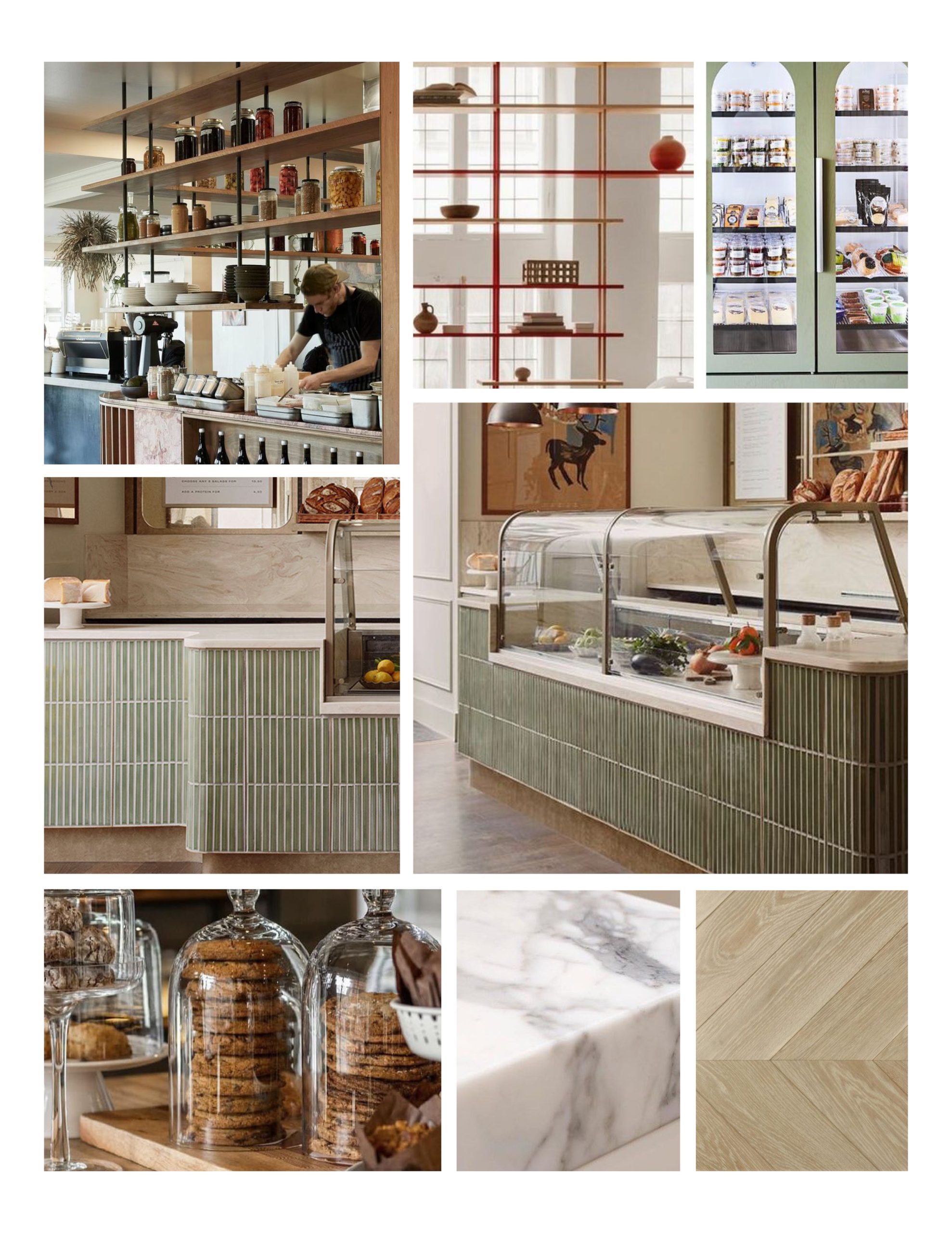 Cafe Redesign Moodboard Concepts | Hospitality Commercial Interior Designers | Architects